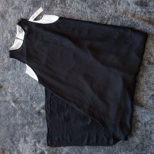 DKNY black and white maxi dress